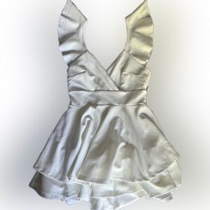 Altar'd State White Sleeveless Romper